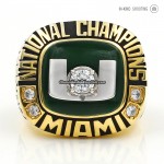 2001 Miami Hurricanes National Championship Ring/Pendant(Premium)